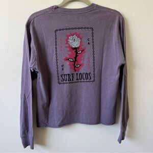 Surf locos crop long sleeve